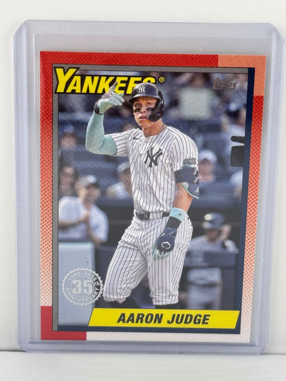 2025 Topps Series 1 #T90-57 Aaron Judge 35th Anniversary