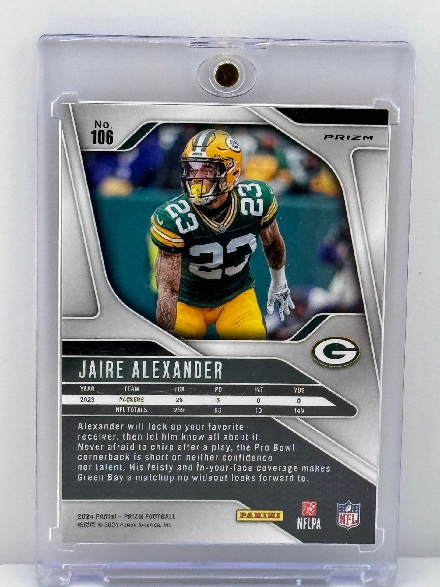 2024 Prizm #106 Jaire Alexander Orange Disco