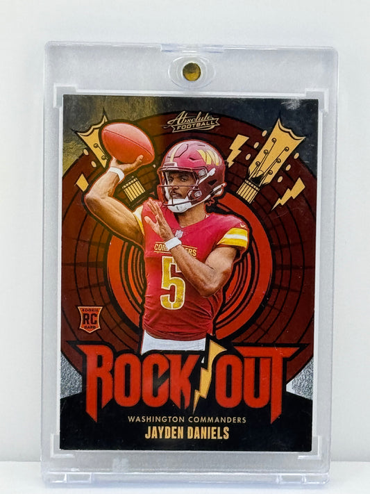 2024 Panini Absolute #RO-JDS Jayden Daniels Rockout RC Washington Commanders