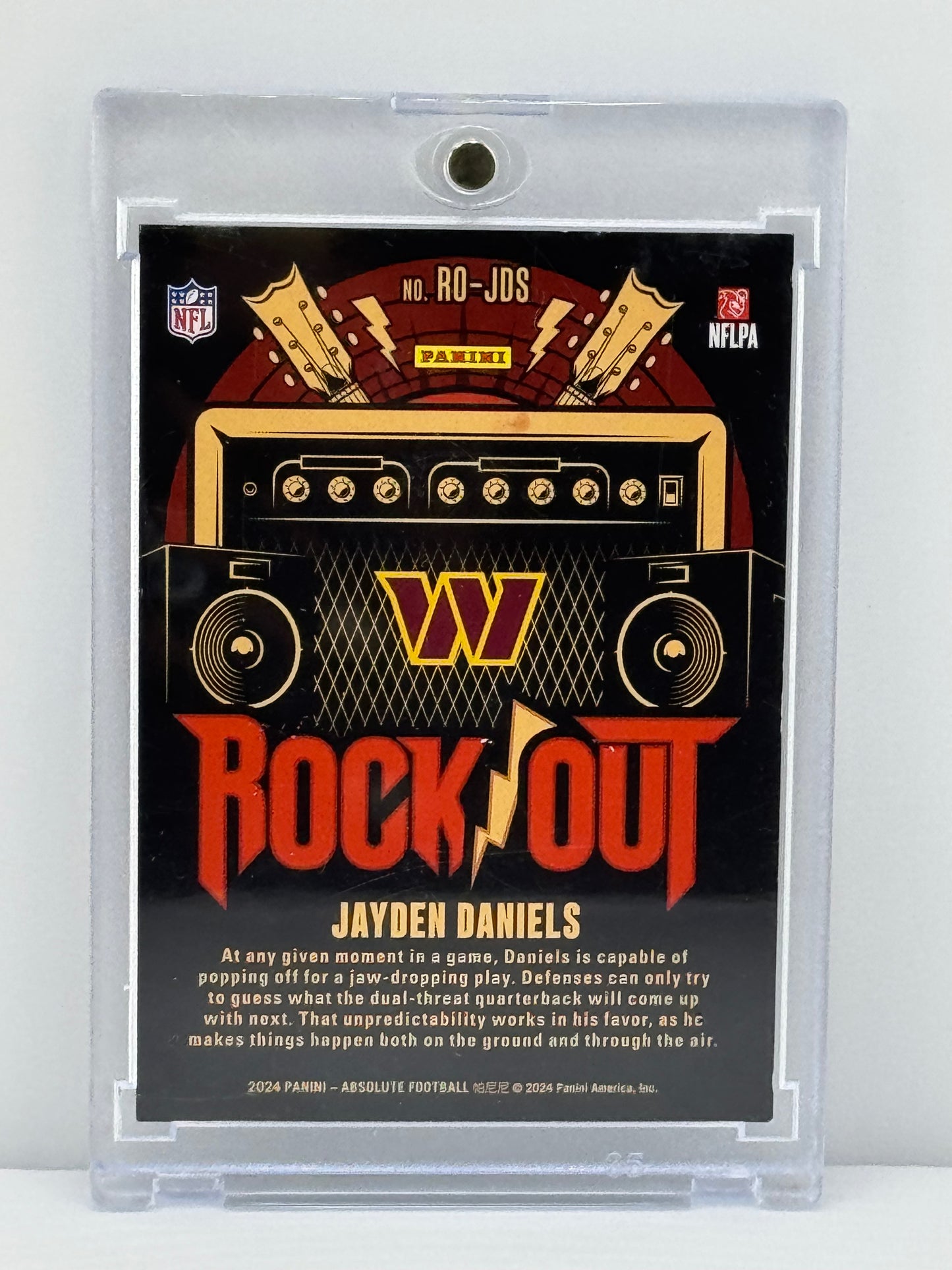 2024 Absolute #RO-JDS Jayden Daniels Rockout RC