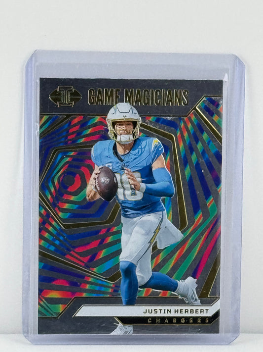 2024 Panini Illusions #13 Justin Herbert Game Magicians
