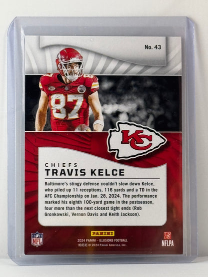 2024 Panini Illusions #43 Travis Kelce Emerald