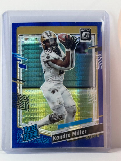 2023 Donruss Optic #284 Kendre Miller Blue Pulsar RC
