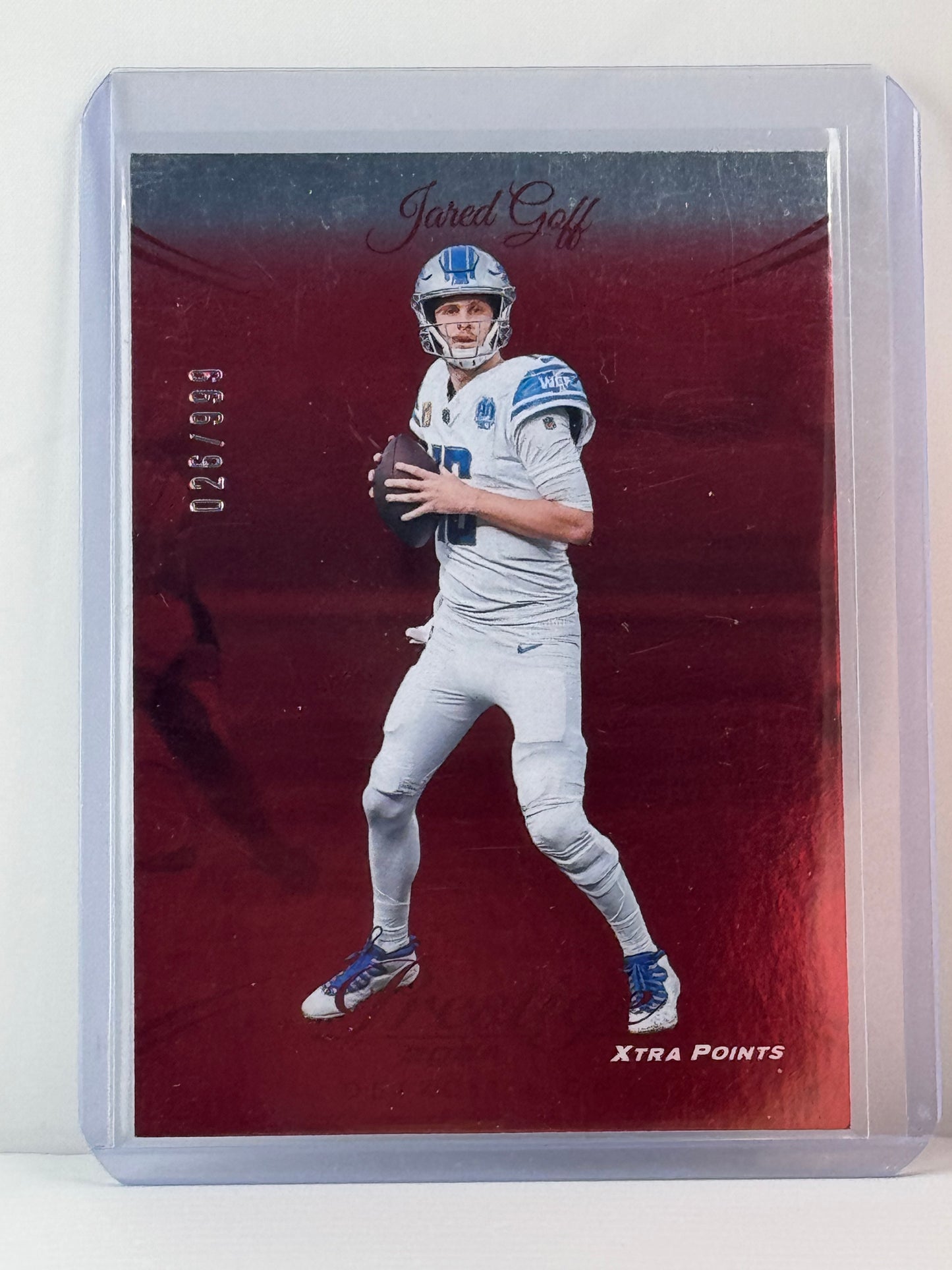 2024 Panini Prestige #95 Jared Goff Red 26/999