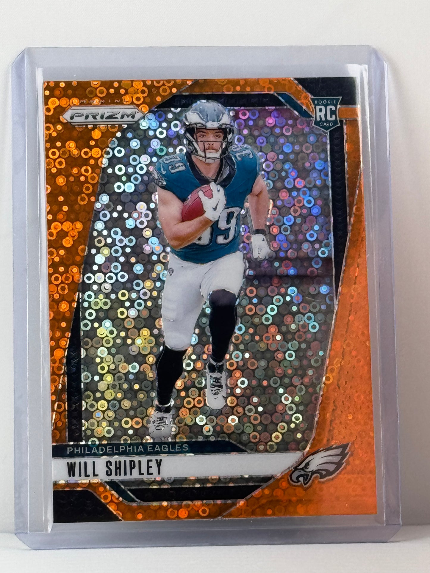 2024 Prizm #397 Will Shipley Orange Disco RC