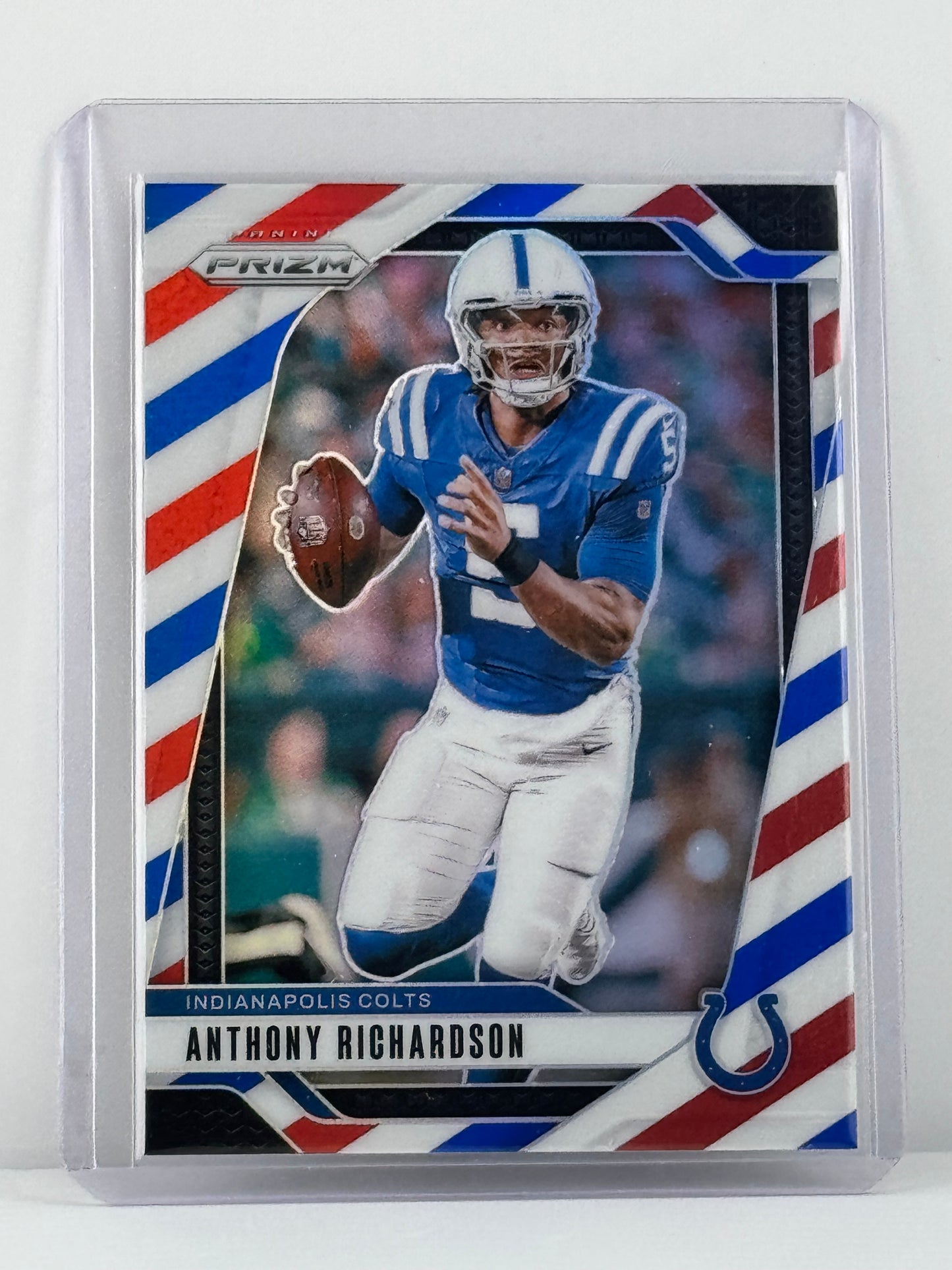 2024 Prizm #120 Anthony Richardson Red White Blue Prizm