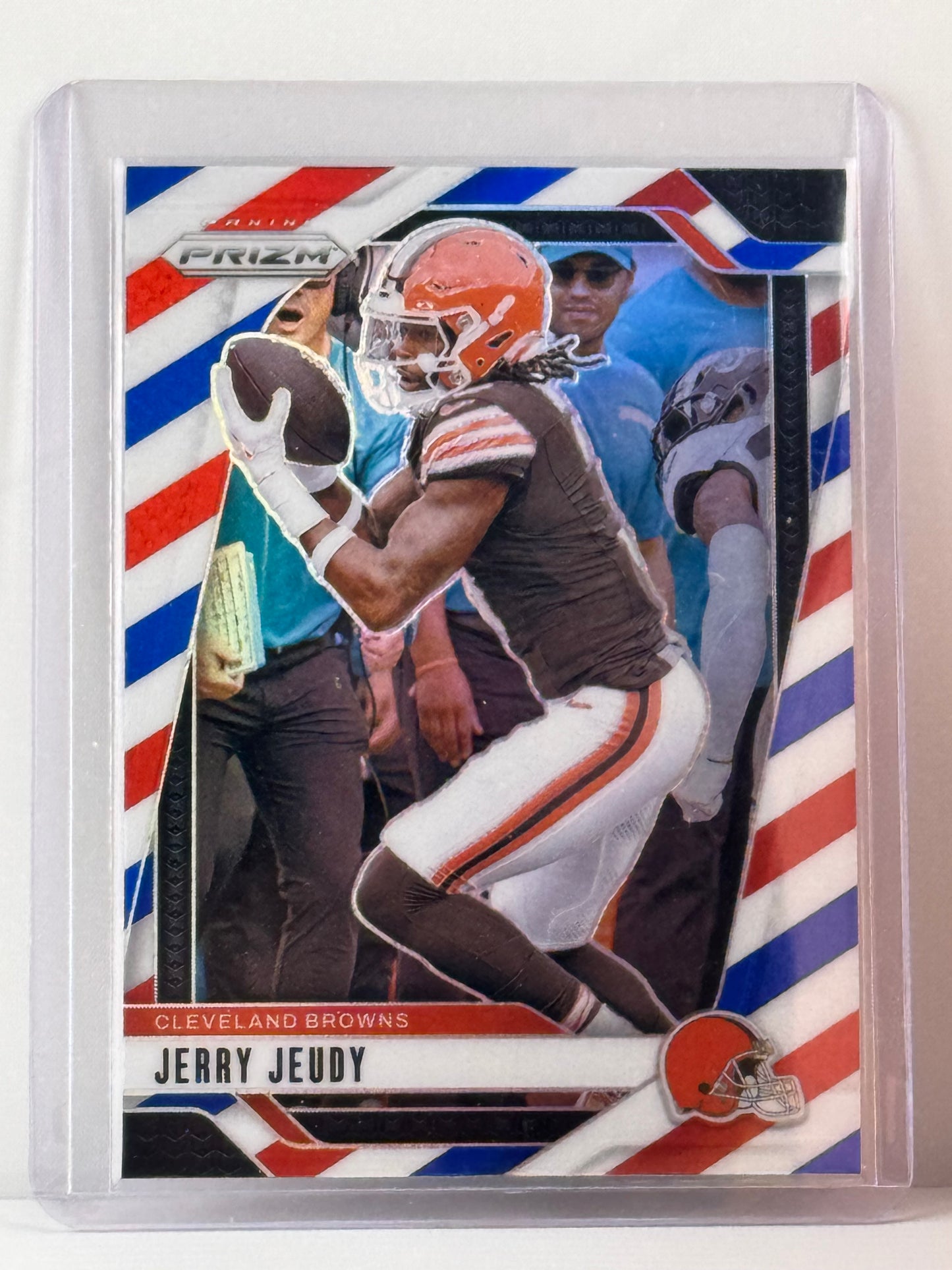 2024 Prizm #67 Jerry Jeudy Red White Blue Prizm