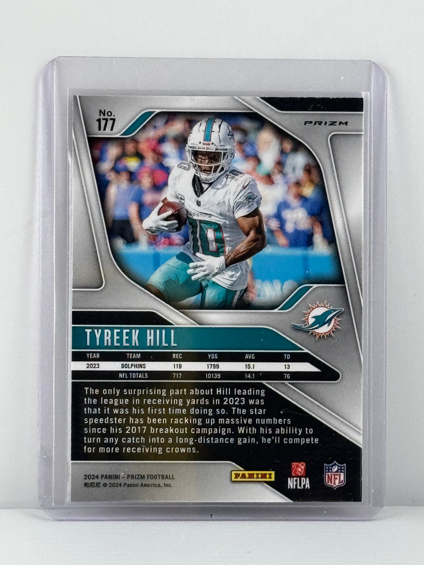 2024 Prizm #177 Tyreek Hill Red White Blue Prizm