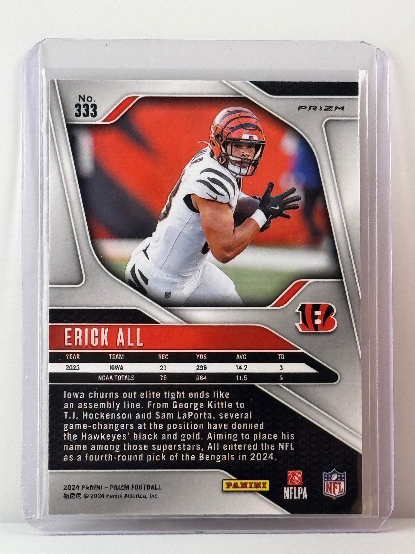 2024 Prizm #333 Erick All Black White Checkerboard Case Hit RC
