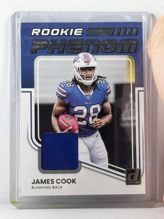 2022 Donruss #RPJ-14 James Cook Rookie Phenom Patch Buffalo Bills