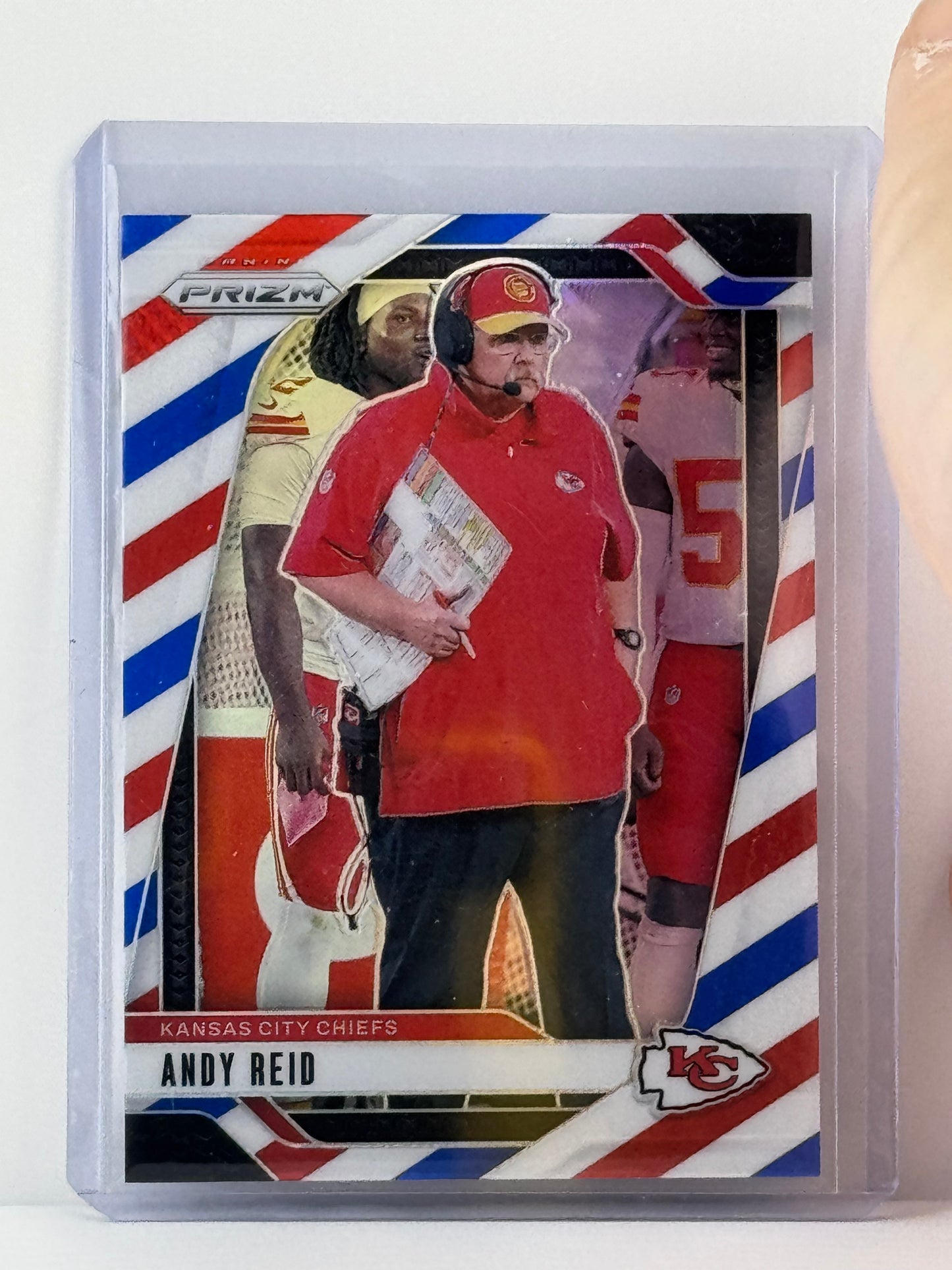 2024 Prizm #145 Andy Reid Red White Blue Prizm