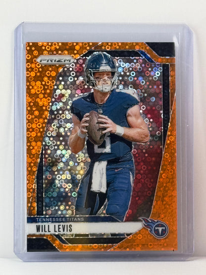 2024 Prizm #277 Will Levis Orange Disco