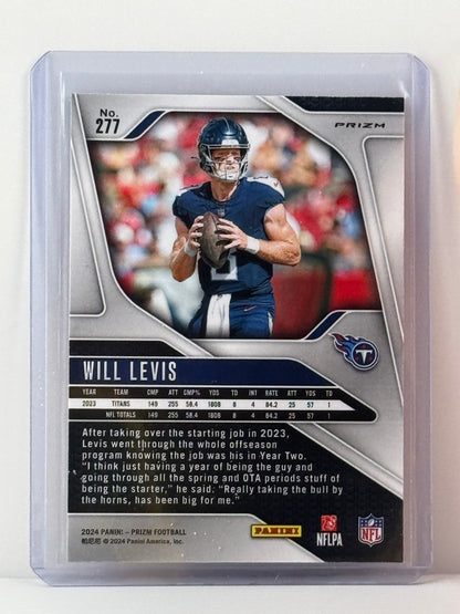 2024 Prizm #277 Will Levis Orange Disco