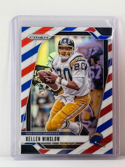 2024 Prizm #164 Kellen Winslow Red White Blue Prizm