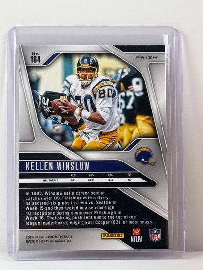2024 Prizm #164 Kellen Winslow Red White Blue Prizm