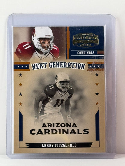 2005 Donruss Gridiron Gear #NG-7 Larry Fitzgerald Next Generation 5/1000