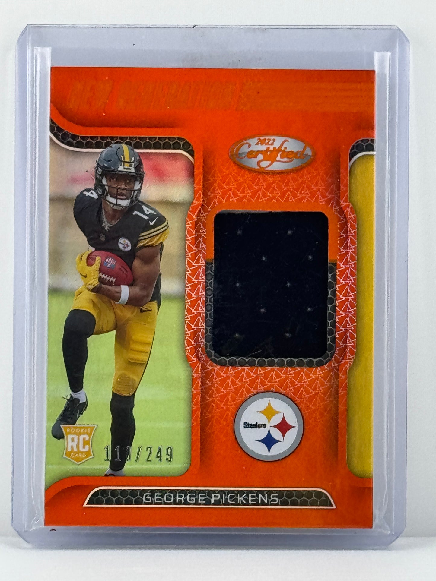 2022 Panini Certified #NGJ-GP George Pickens New Generation Rookie Patch RC 110/249
