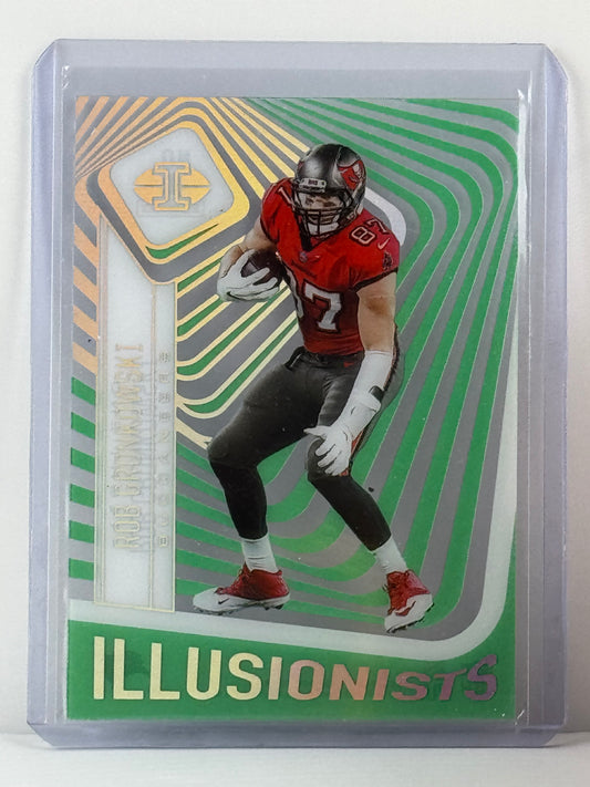 2021 Panini Illusions #ILL-2 Rob Gronkowski Illusionists Green
