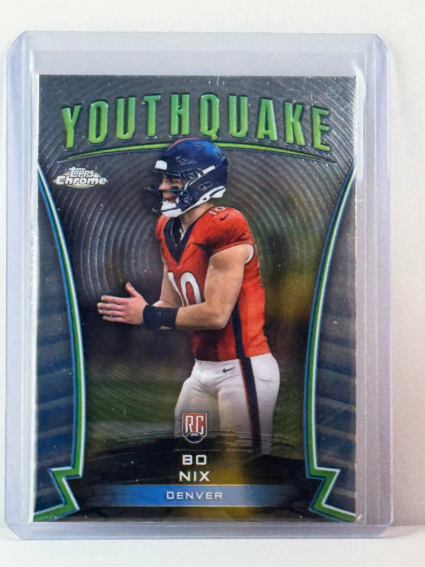 2024 Topps Chrome #Y-16 Bo Nix Youthquake RC