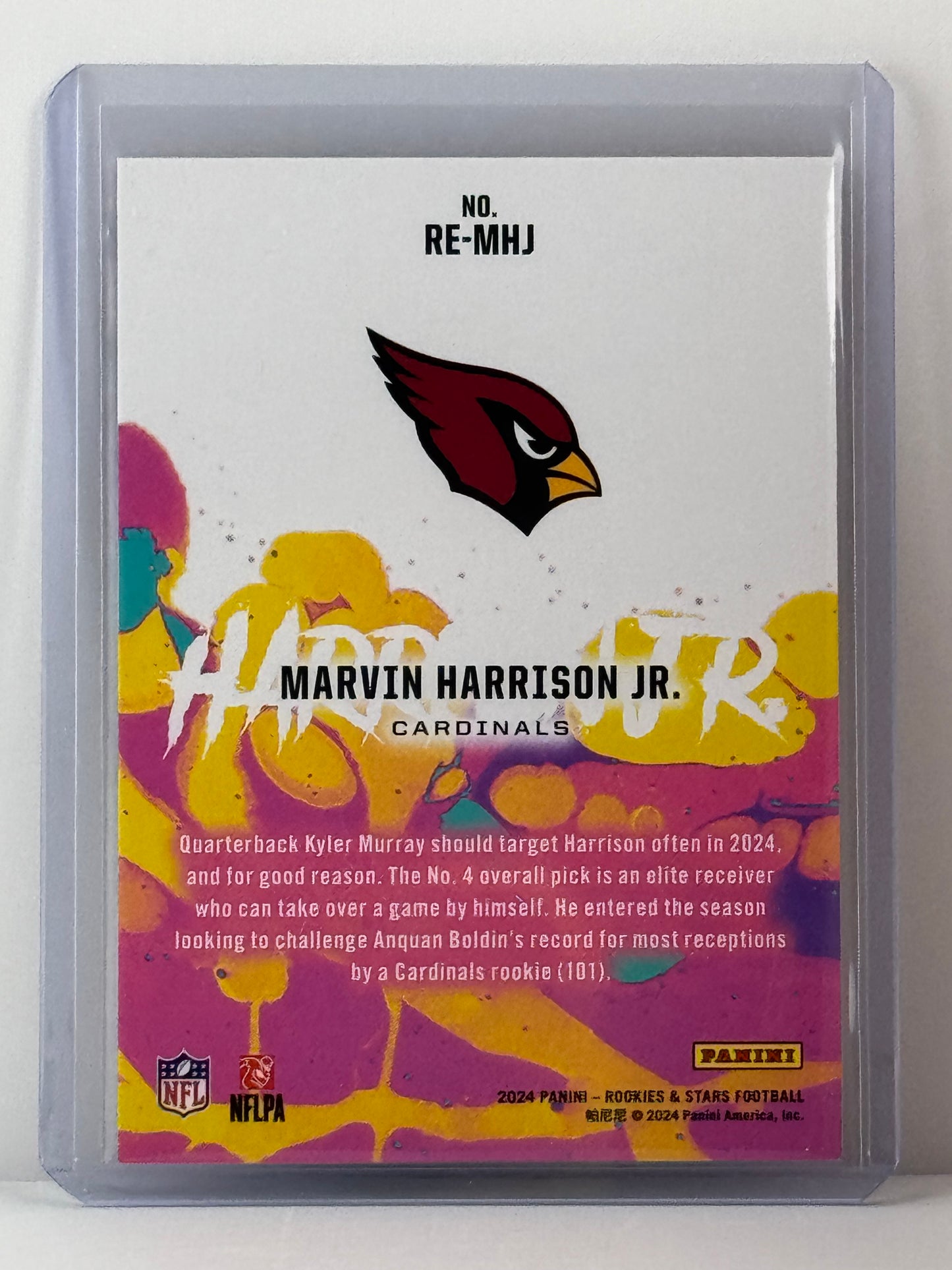 2024 Rookies & Stars #RE-MHJ Marvin Harrison Jr. Rookie Exclusive RC