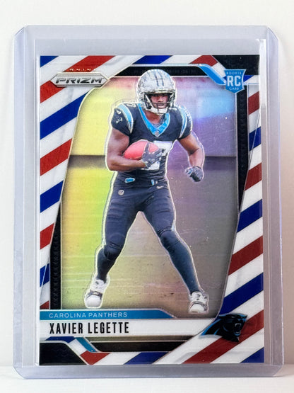 2024 Prizm #398 Xavier Legette Red White Blue Prizm RC