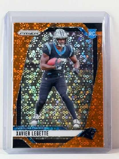 2024 Prizm #398 Xavier Legette Orange Disco RC