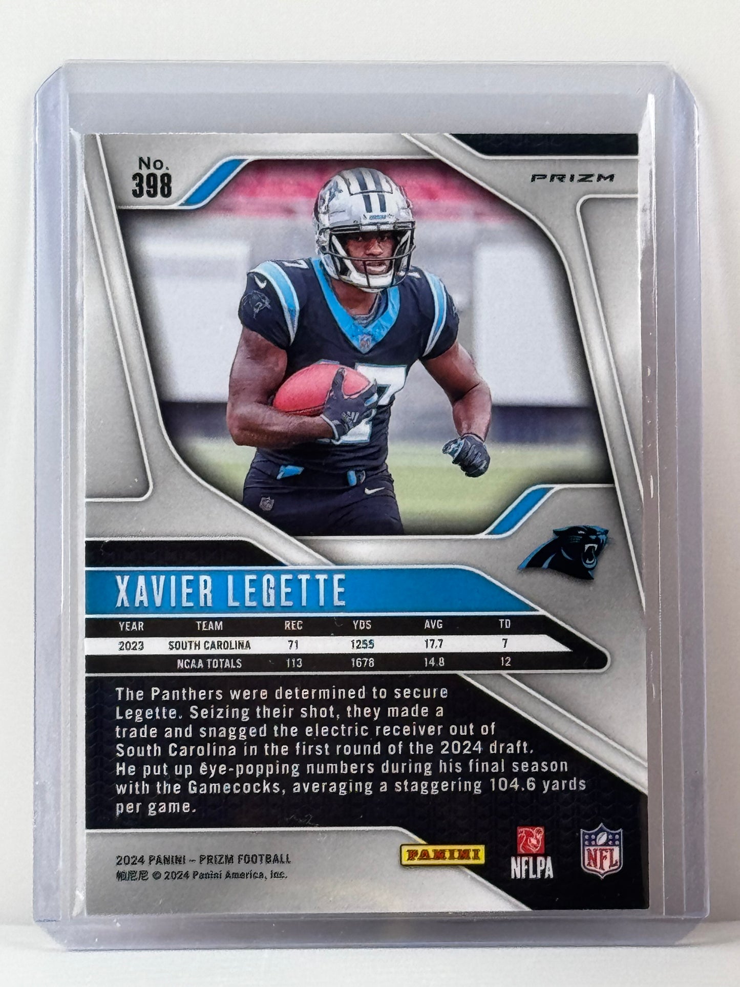 2024 Prizm #398 Xavier Legette Orange Disco RC