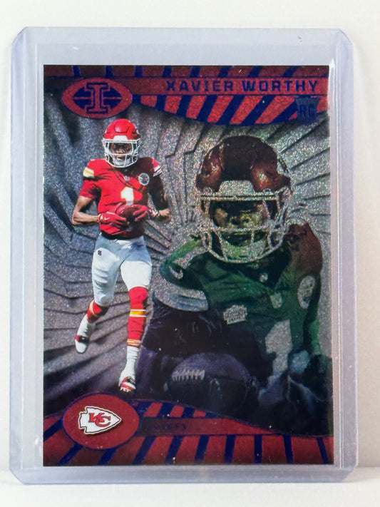 2024 Panini Illusions #45 Xavier Worthy Dots RC
