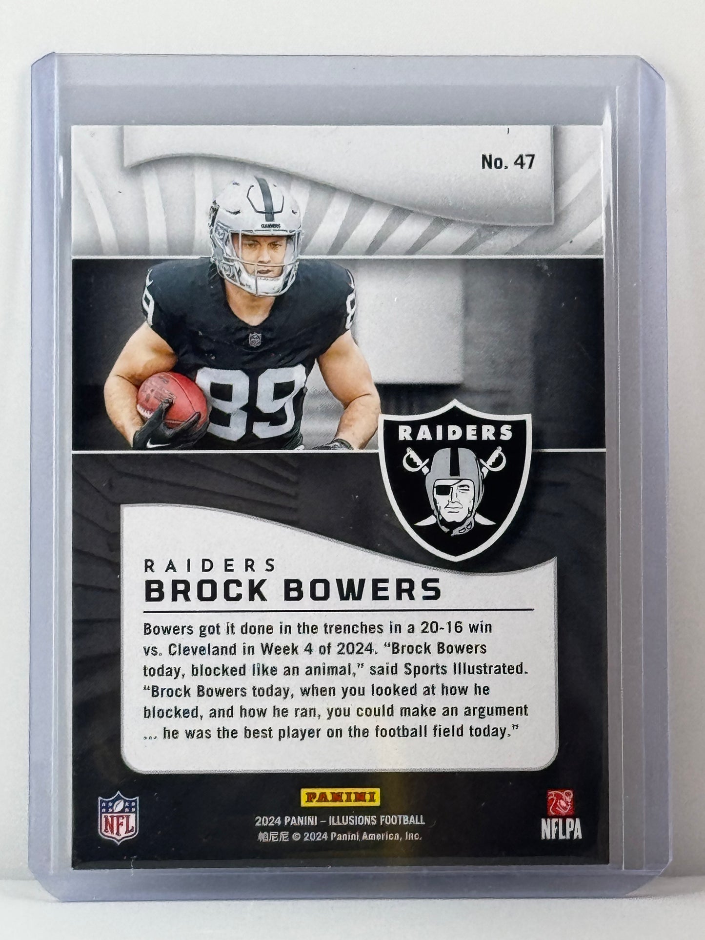 2024 Panini Illusions #47 Brock Bowers RC