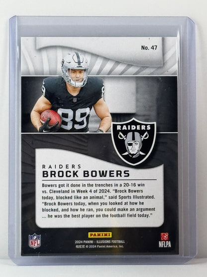 2024 Panini Illusions #47 Brock Bowers RC