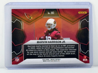 2024 Mosaic #283 Marvin Harrison Jr. NFL Debut RC
