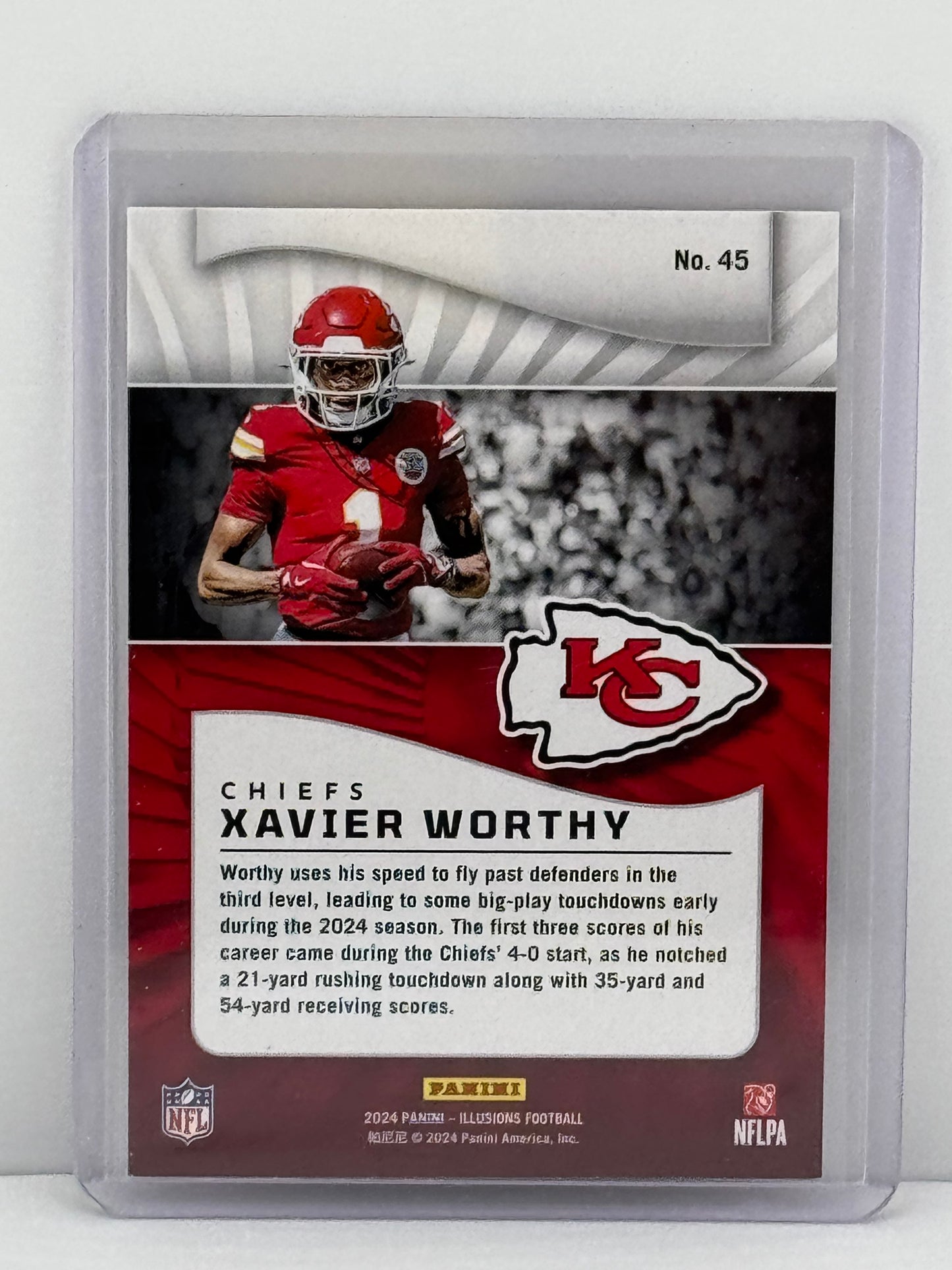 2024 Panini Illusions #45 Xavier Worthy RC
