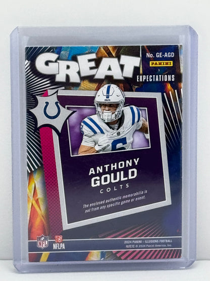 2024 Panini Illusions #GE-AGD Anthony Gould Great Expectations Rookie Patch RC