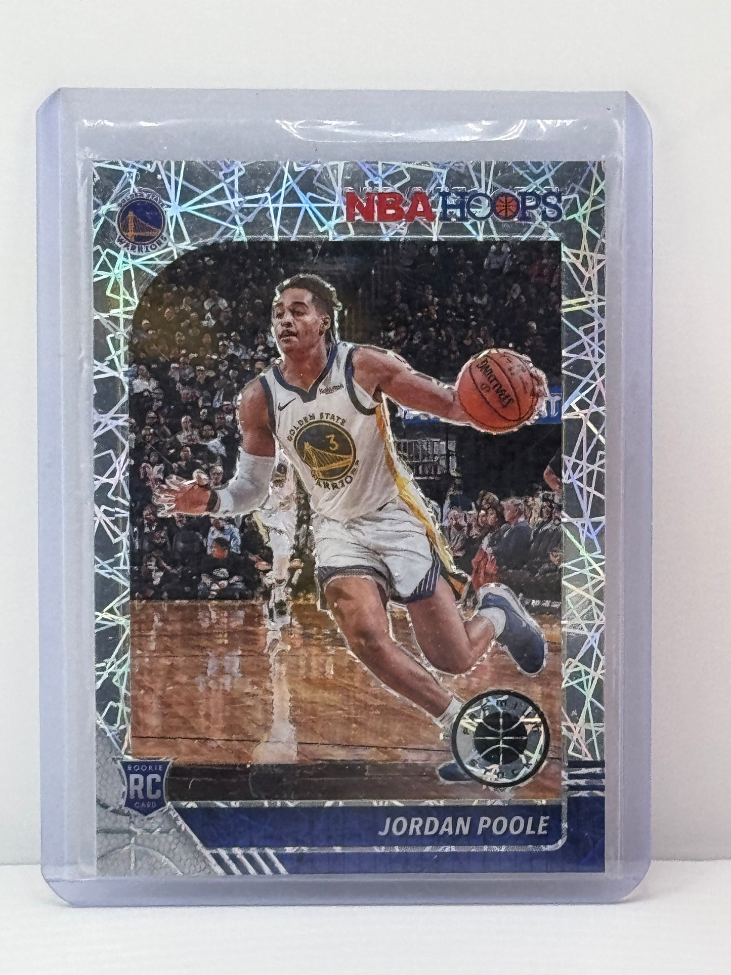 2019-20 Panini Hoops Premium Stock #223 Jordan Poole Velocity RC