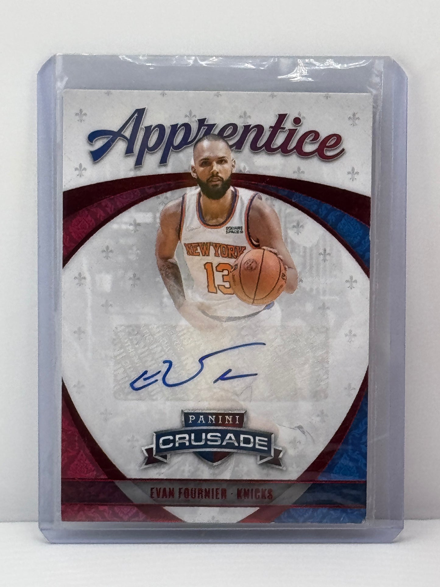 2021-22 Chronicles Crusade #APP-EVF Evan Fournier Apprentice Auto