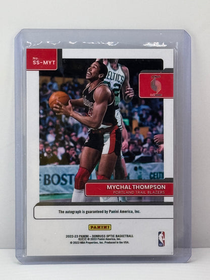 2022-23 Donruss Optic #SS-MYT Mychal Thompson Signature Series