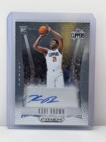 2023-24 Prizm Deca #DS-KBR Kobe Brown Auto RC