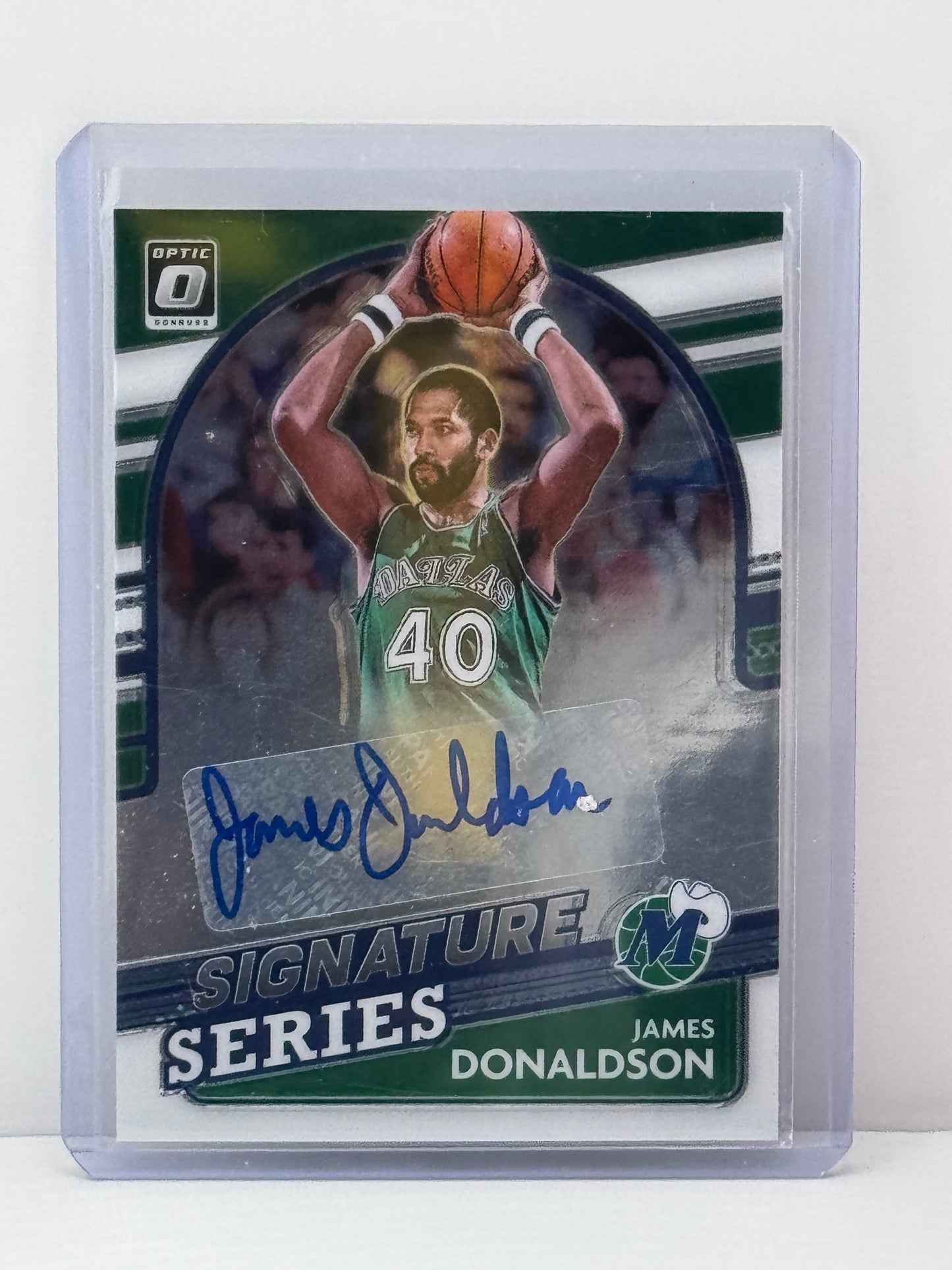 2021-22 Donruss Optic #SS-JDL James Donaldson Signature Series Green