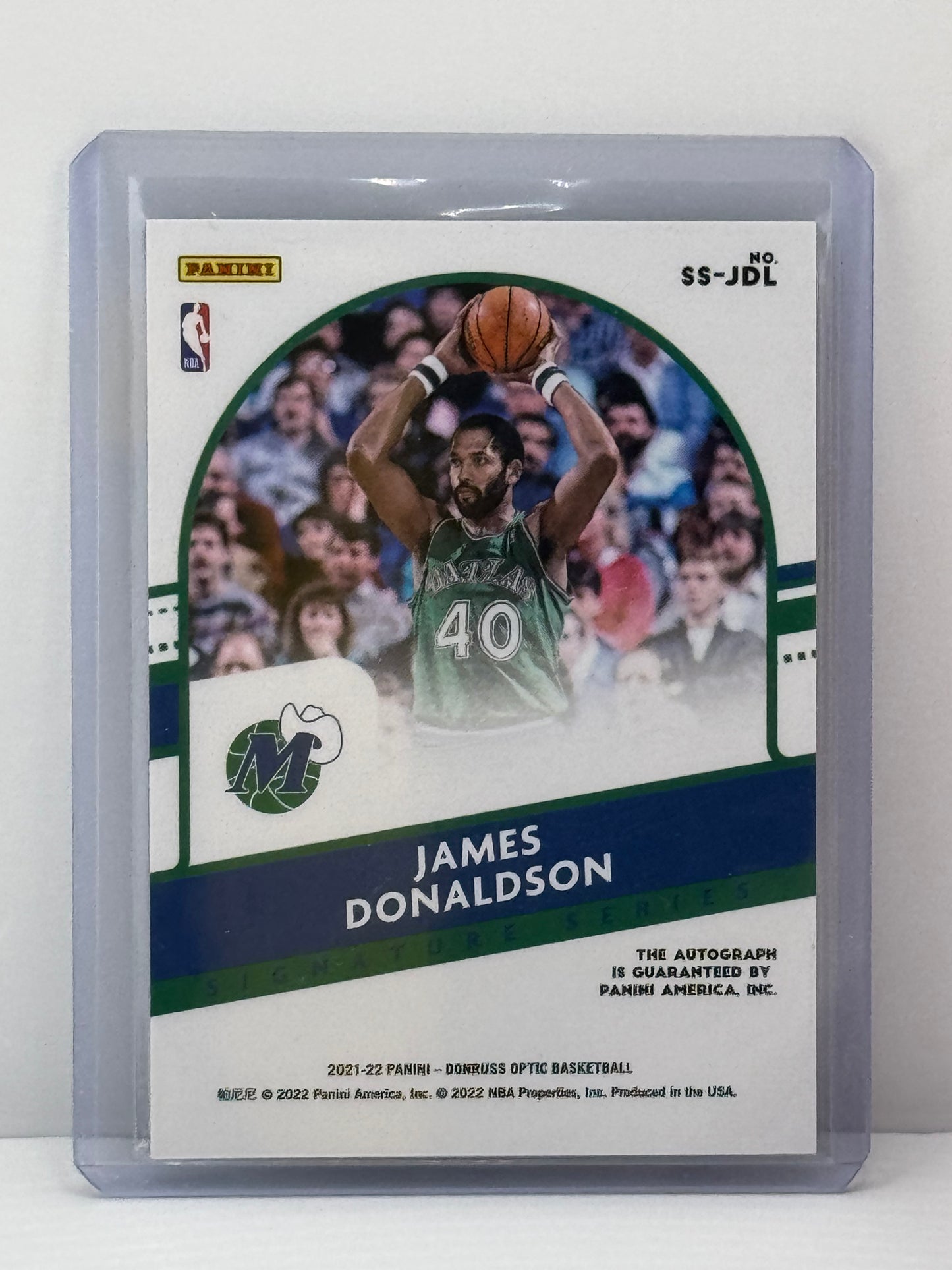 2021-22 Donruss Optic #SS-JDL James Donaldson Signature Series Green