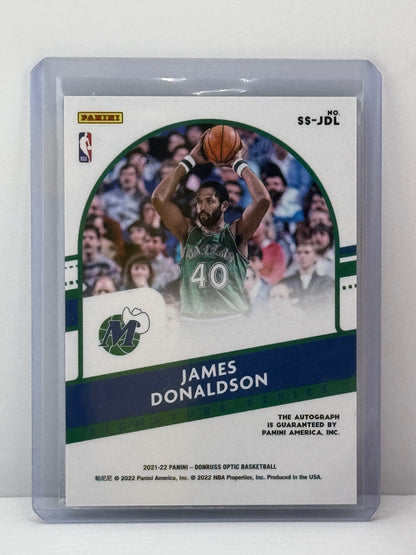 2021-22 Donruss Optic #SS-JDL James Donaldson Signature Series Green