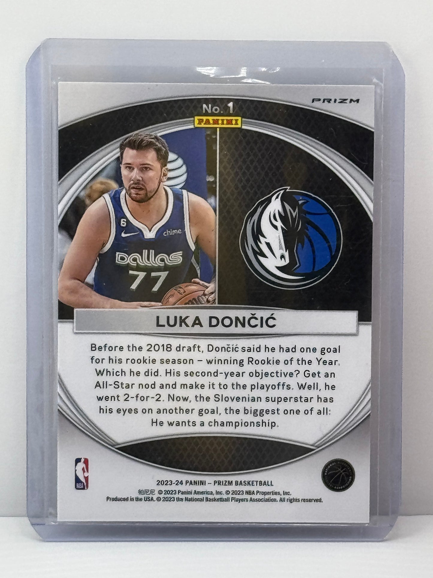 2023-24 Prizm #1 Luka Doncic Global Reach Silver