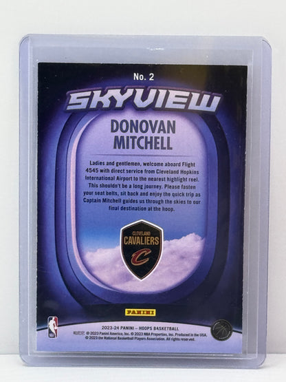 2023-24 Panini Hoops #2 Donovan Mitchell Skyview