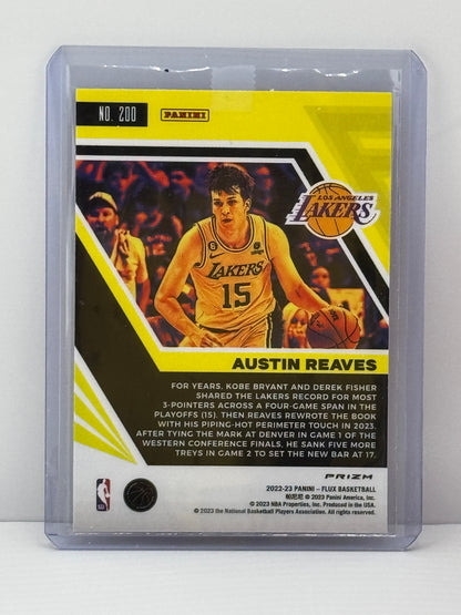 2022-23 Flux #200 Austin Reaves Pink Cracked Ice