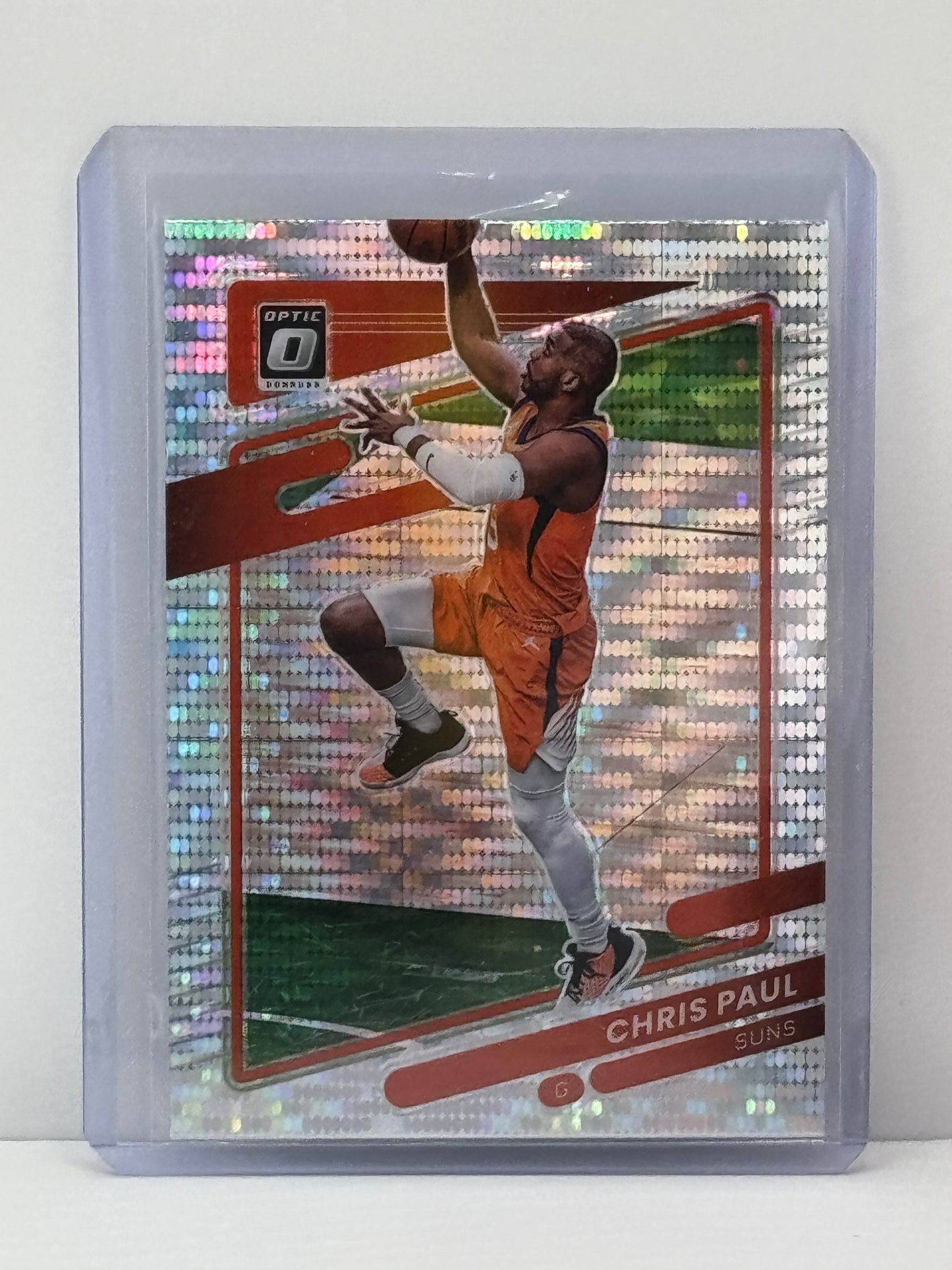 2021-22 Donruss Optic #115 Chris Paul Silver Pulsar Prizm