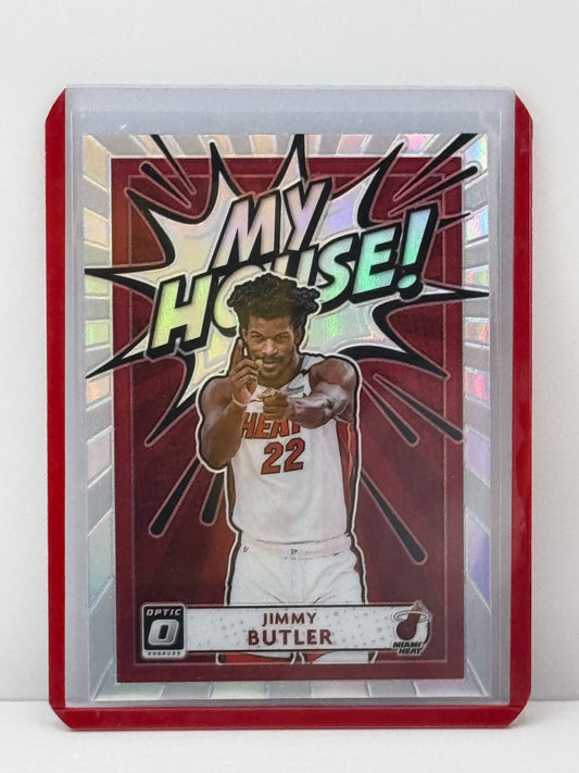 2021-22 Donruss Optic #6 Jimmy Butler My House Silver Holo Prizm