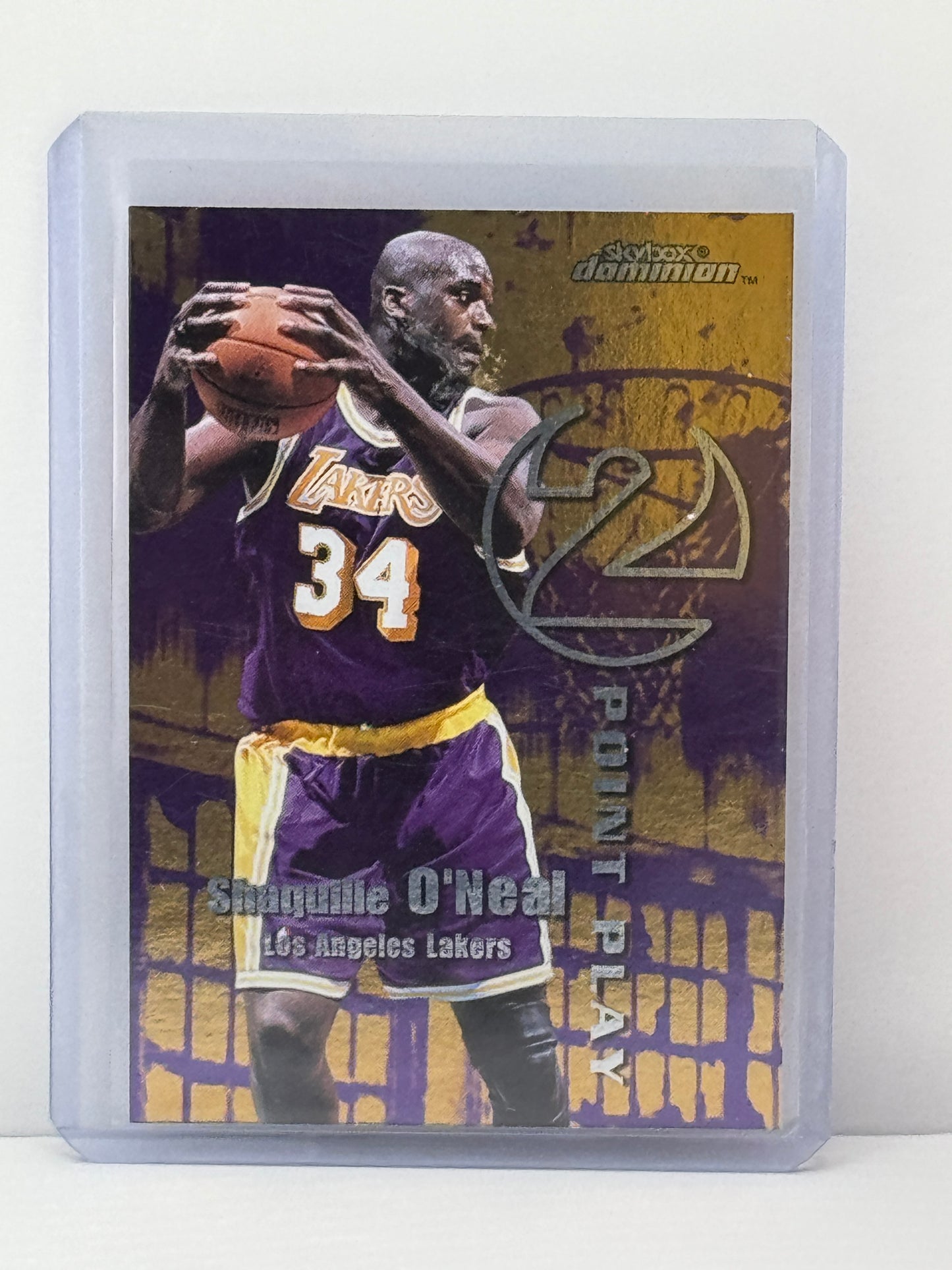 1999 Skybox Dominion 2 Point Play Shaquille Oneal Michael Olowokandi