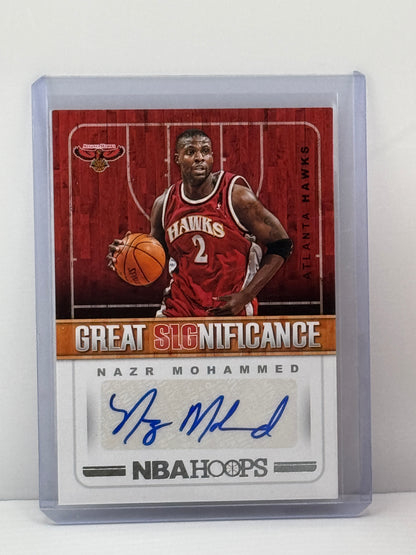2018-19 Panini Hoops #GS-NM Nazr Mohammed Great SIGnificance