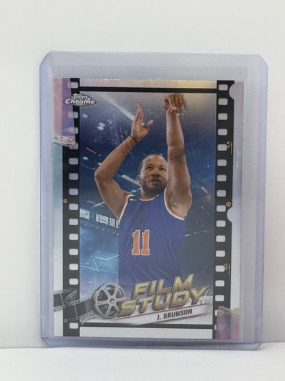 2024 Topps Chrome #FS-16 Jalen Brunson Film Study