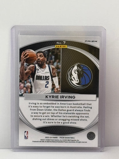 2023-24 Prizm #7 Kyrie Irving Global Reach Silver