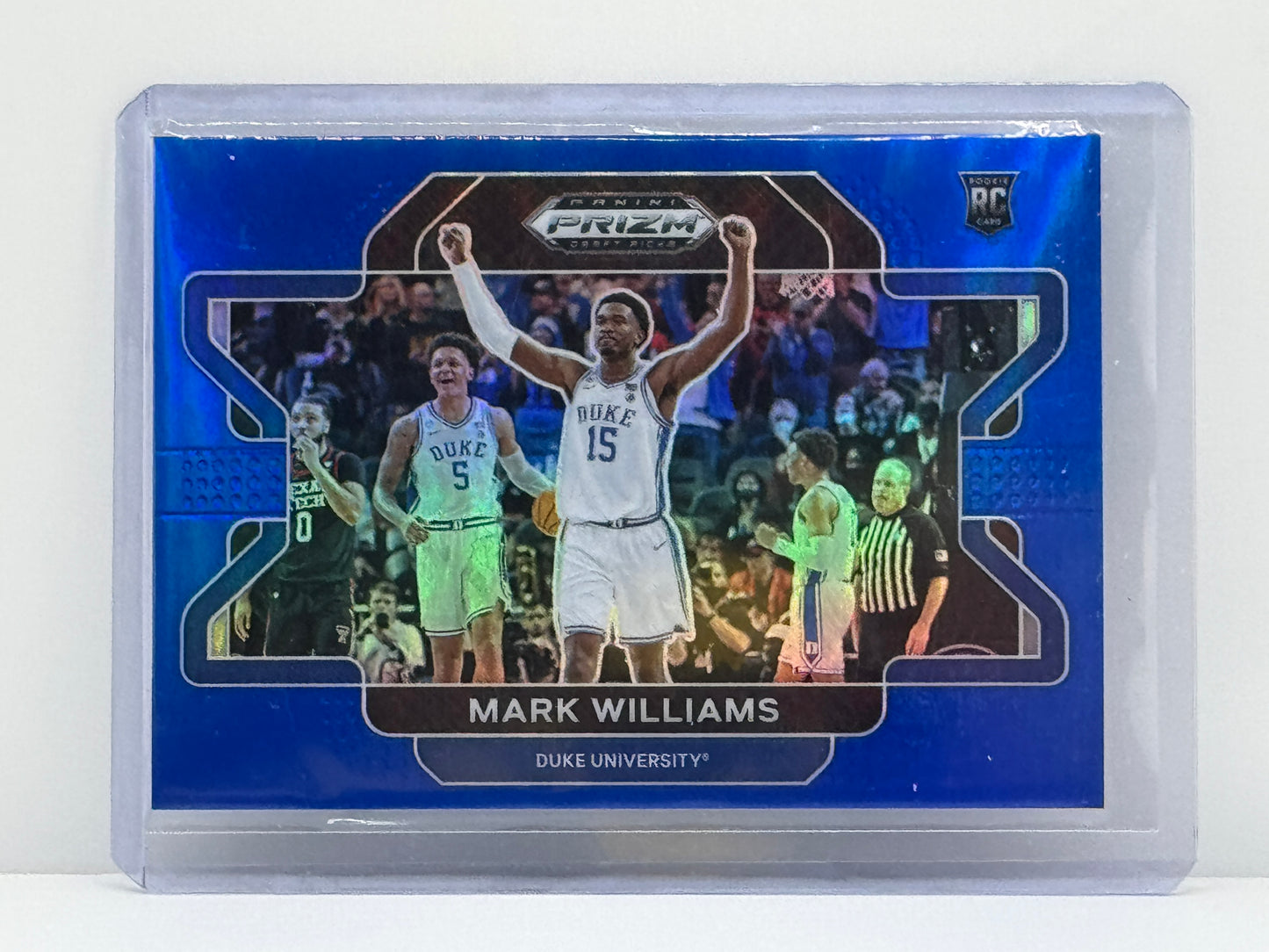 2022 Prizm Draft Picks #62 Mark Williams Blue Prizm 14/199